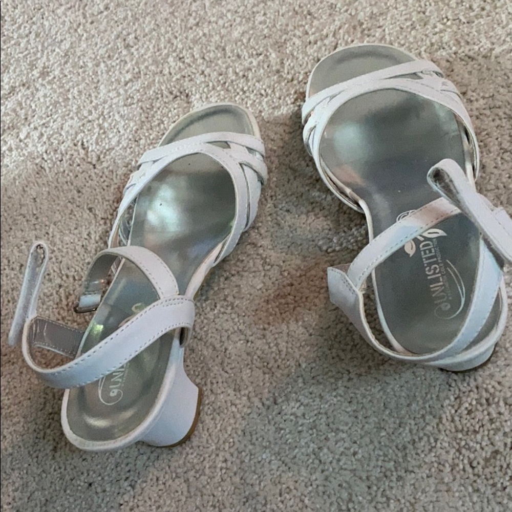 Unlisted White Heels Size 5